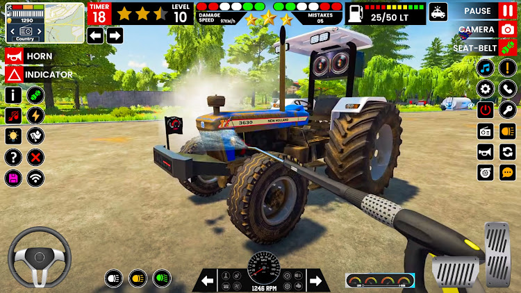 #2. Tractor Farming Games Offline (Android) By: GameSimulator3d