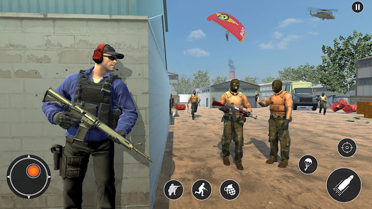 #6. Last Commando Gun Game Offline (Android) By: The Game Storm Studios Inc.