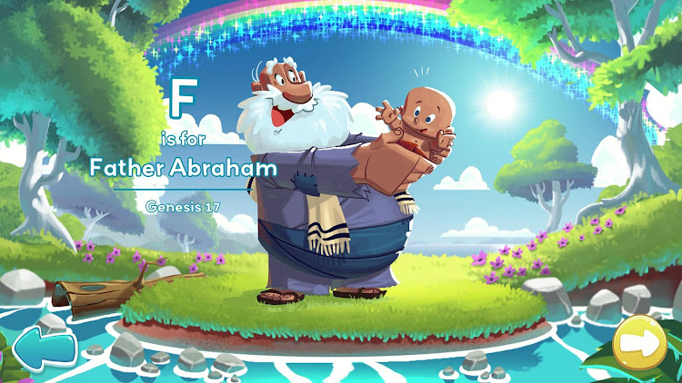 #7. Bible ABCs for Kids! (Android) By: Salvation's Story