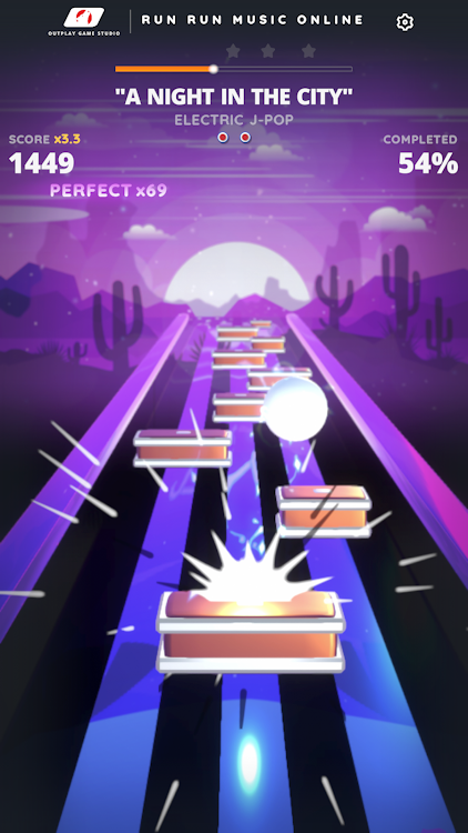 #4. Run Run Music Online (Android) By: OUTPLAY GAME STUDIO