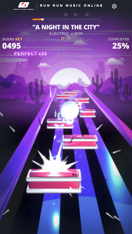 #5. Run Run Music Online (Android) By: OUTPLAY GAME STUDIO