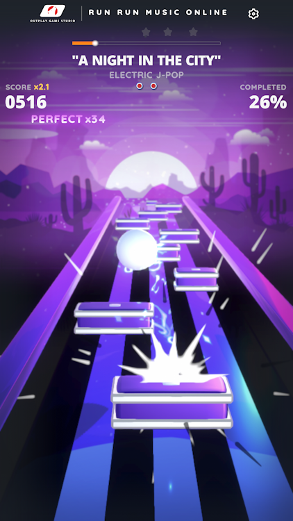 #7. Run Run Music Online (Android) By: OUTPLAY GAME STUDIO