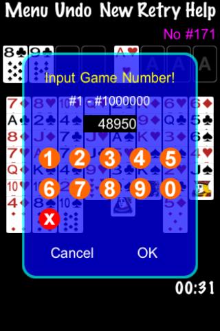 #2. FreeCell! (Android) By: dotpico