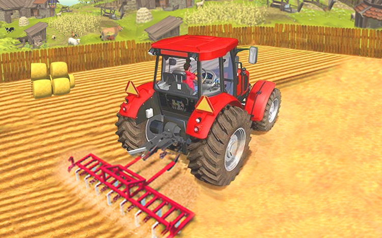 #6. Heavy Tractor Farming Game 3D (Android) By: Infinite Gaming Lab