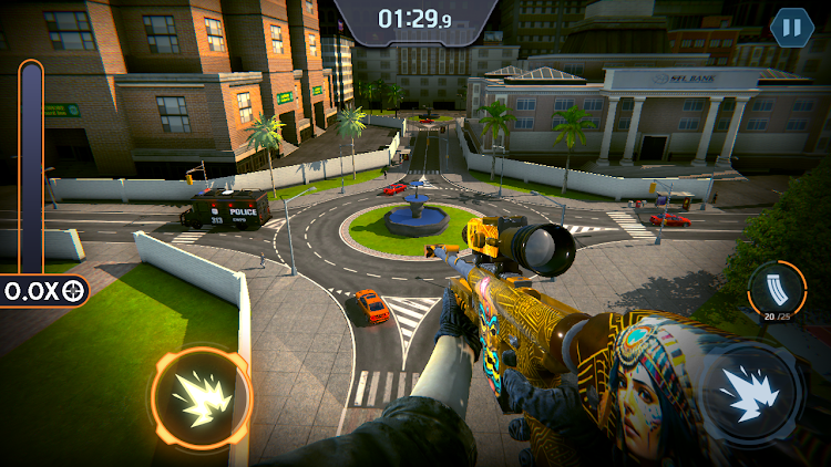 #2. Modern Sniper 3d: Gun Shooting (Android) By: Freak Gaming Studio