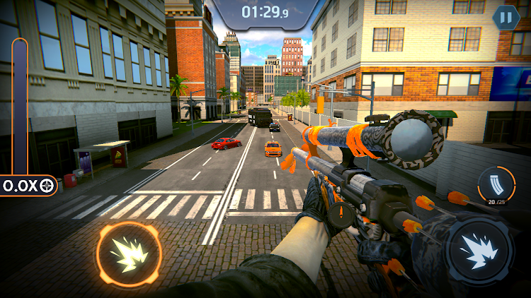 #3. Modern Sniper 3d: Gun Shooting (Android) By: Freak Gaming Studio