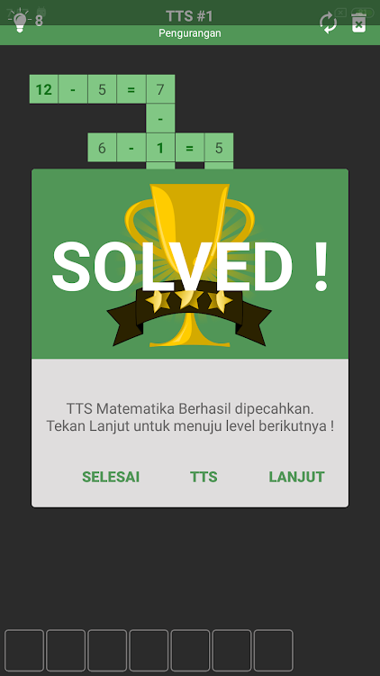 #6. TTS Asah Otak Matematika (Android) By: Strukturkode Studio