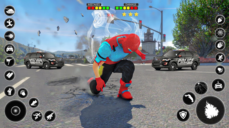 #2. Spider Vice Town Rope Hero Man (Android) By: Proficient Games