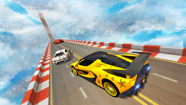 #4. Mega Ramp Stunts : Car Game (Android) By: Gamezeniq Technologies