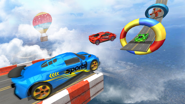 #5. Mega Ramp Stunts : Car Game (Android) By: Gamezeniq Technologies