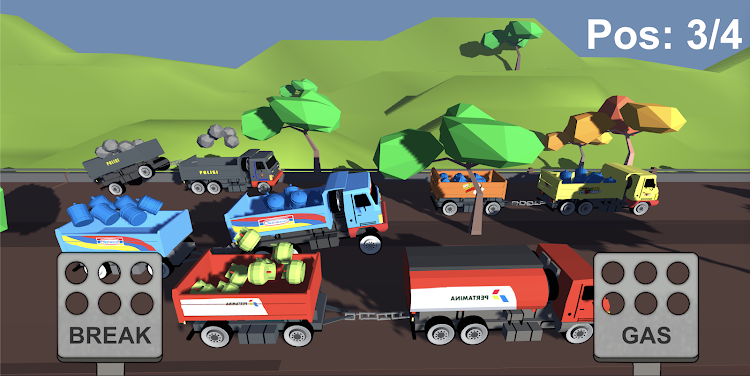 #3. Indonesia Truck Oleng 3D (Android) By: Mari Berkembang