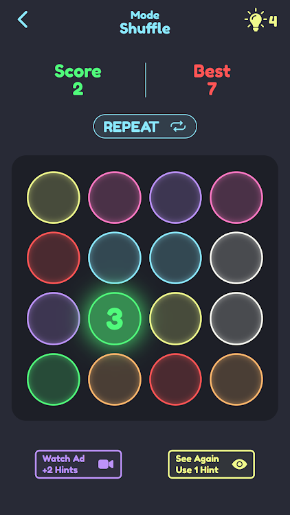 #6. Bulbs - A game of lights (Android) By: Eggies