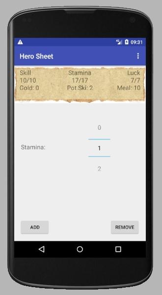 #3. Hero Sheet for Gamebooks (Android) By: Manjark