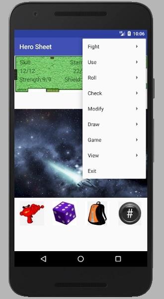 #4. Hero Sheet for Gamebooks (Android) By: Manjark