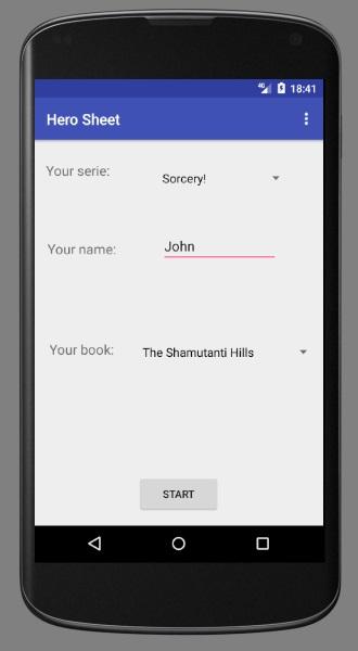 #5. Hero Sheet for Gamebooks (Android) By: Manjark