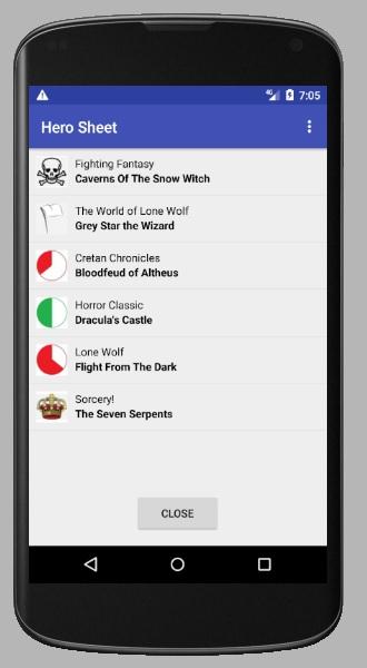 #6. Hero Sheet for Gamebooks (Android) By: Manjark