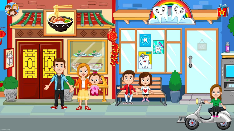 #6. My Town : Street Fun (Android) By: My Town Games Ltd