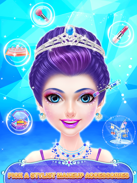 #3. Ice Princess Salon Makeover (Android) By: Supergirl Game Studio