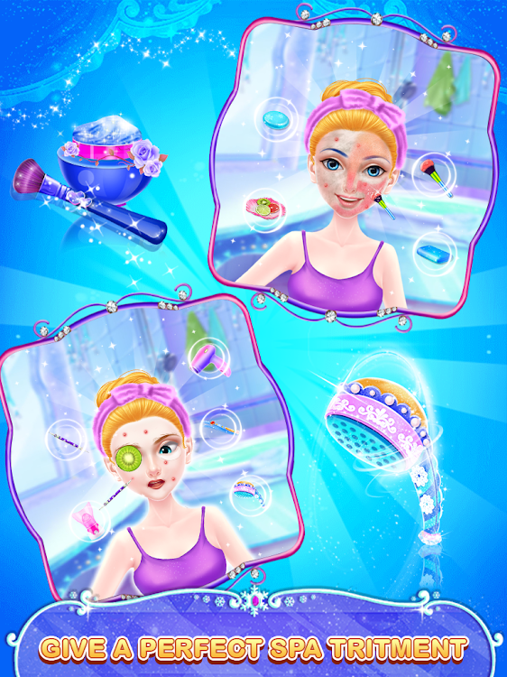 #5. Ice Princess Salon Makeover (Android) By: Supergirl Game Studio