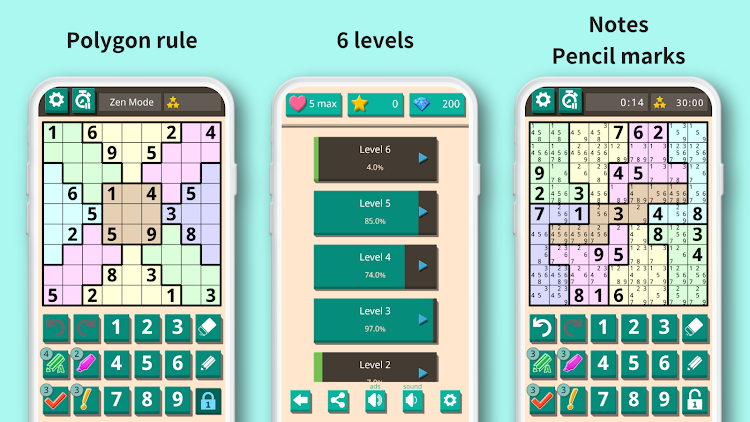 #2. Sudoku nonomino (Android) By: ambertabby