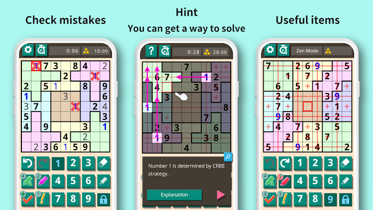 #3. Sudoku nonomino (Android) By: ambertabby