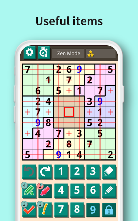 #9. Sudoku nonomino (Android) By: ambertabby