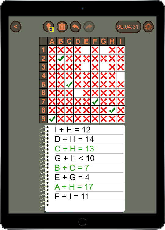 #10. Logic Equations (Android) By: tatogry