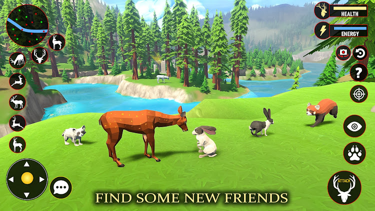 #3. Deer Simulator Fantasy Jungle (Android) By: Kooky Games