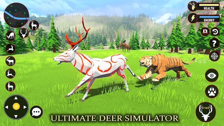 #8. Deer Simulator Fantasy Jungle (Android) By: Kooky Games