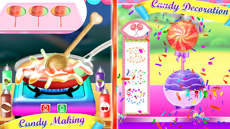 #4. Unicorn Cotton Candy Maker (Android) By: Wedding Games