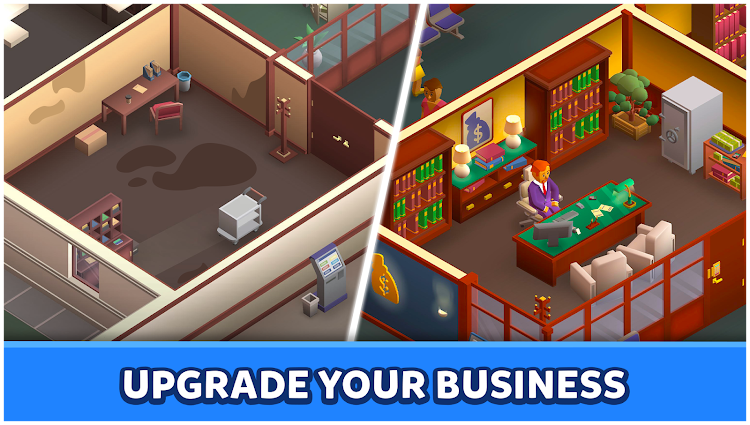 #3. Idle Bank Tycoon - Game Empire (Android) By: Chixl Apps