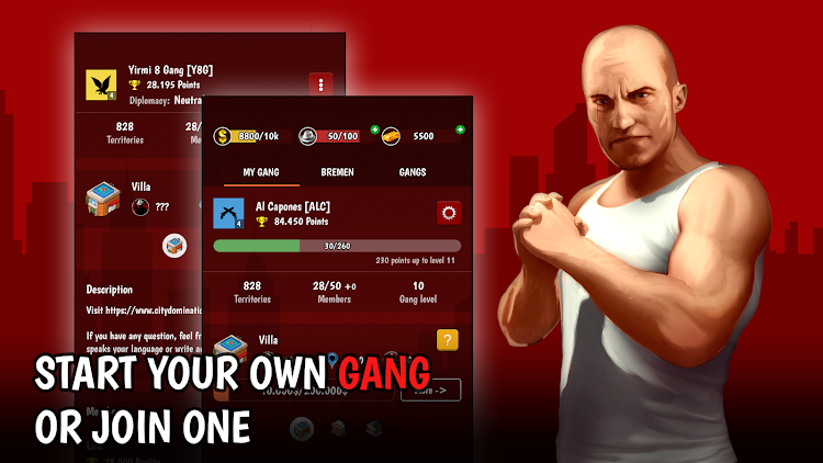 #4. City Domination - mafia gangs (Android) By: CityDomination