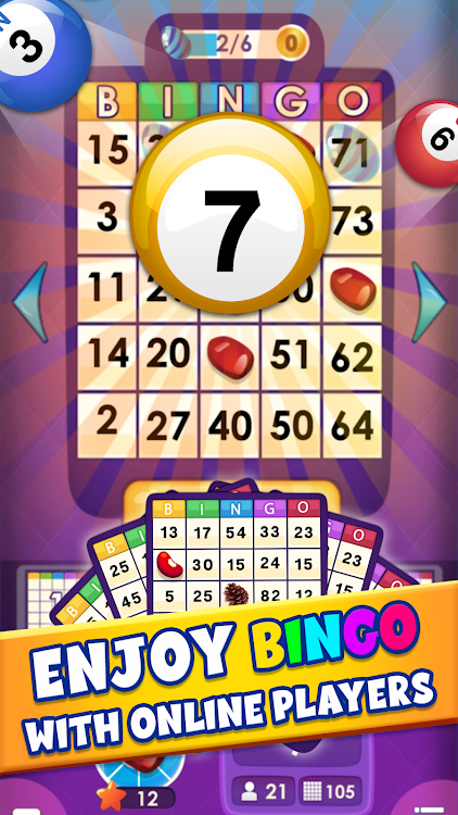 #9. Bingo ‌Bean-Live Bingo at Home (Android) By: Avagames