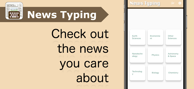 #2. Typing Practice: English News (Android) By: zero2onemys