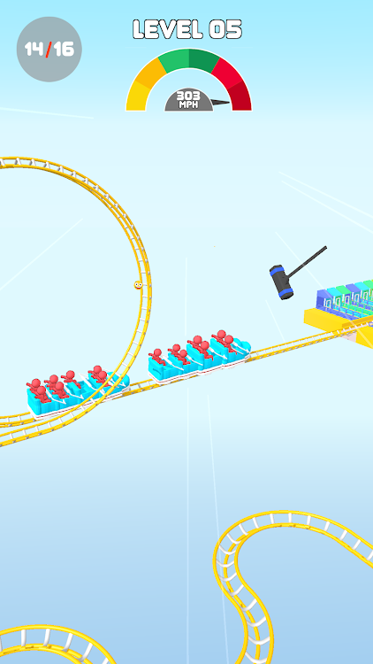 #3. Roller Coaster Survival (Android) By: Gamnest