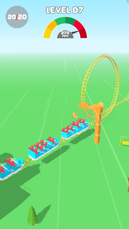 #7. Roller Coaster Survival (Android) By: Gamnest