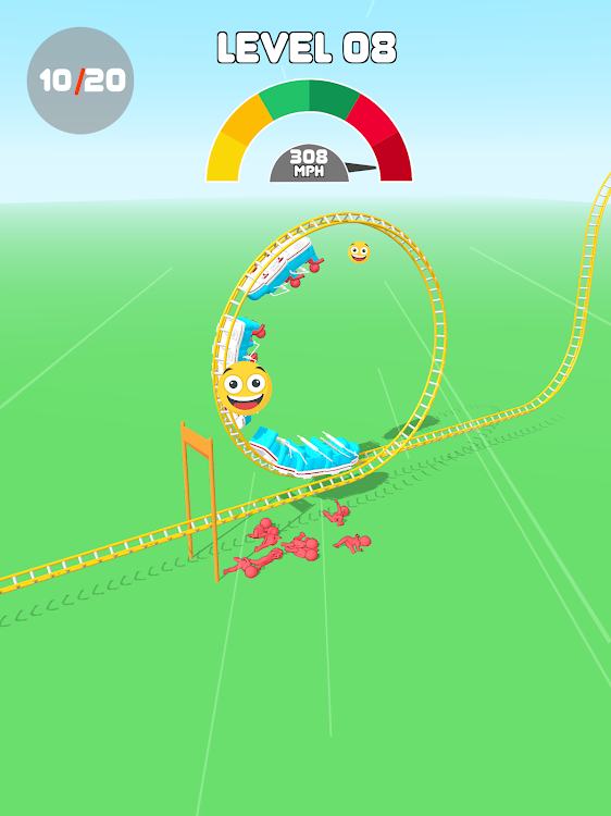 #10. Roller Coaster Survival (Android) By: Gamnest