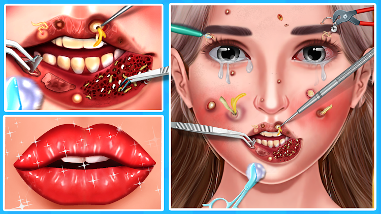 #2. Lip Art Makeup: Lipstick Games (Android) By: Phone Games Studio