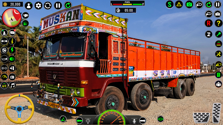 #6. Truck Simulator: Indian Truck (Android) By: Gamers Tribe