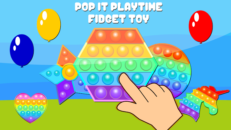 #5. Pop it Playtime fidget games (Android) By: X-Gaf Studio