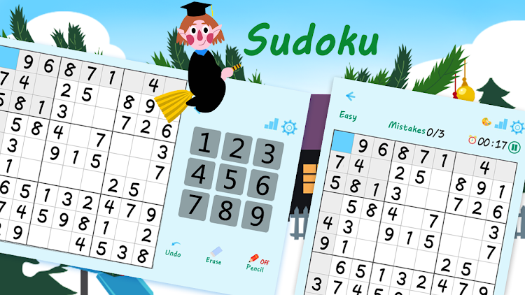 #9. Sudoku Puzzle - Classic Sudoku (Android) By: H.T Game