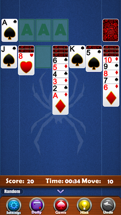 #3. Solitaire - Spider Card Games (Android) By: H.T Game