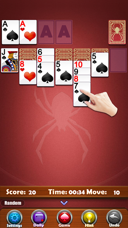 #5. Solitaire - Spider Card Games (Android) By: H.T Game