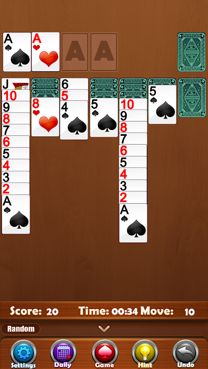 #6. Solitaire - Spider Card Games (Android) By: H.T Game