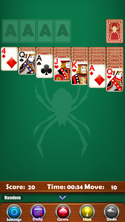 #8. Solitaire - Spider Card Games (Android) By: H.T Game