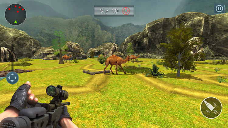 #6. Dino Hunt : Wild Hunting Games (Android) By: Gamezeniq Technologies