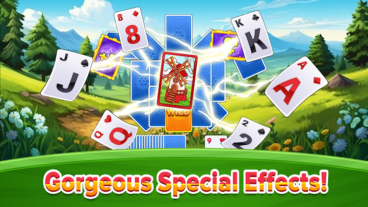 #2. TriPeaks Solitaire Card (Android) By: mahjong solitaire