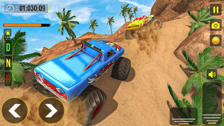 #6. 4x4 Monster Truck Games 3D (Android) By: GameStop Venture