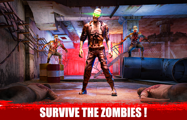 #3. Zombie Shooter: Offline Game (Android) By: Modern Zombie Games