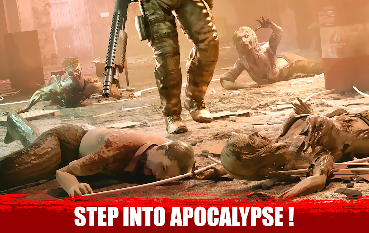 #4. Zombie Shooter: Offline Game (Android) By: Modern Zombie Games